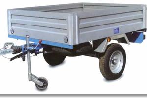 Rimorchio MTA 300Kg Trasporto Merci NUOVO
