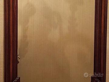 specchio cornice legno