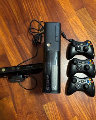 Xbox 360+kinect+3 controller+set 15 giochi