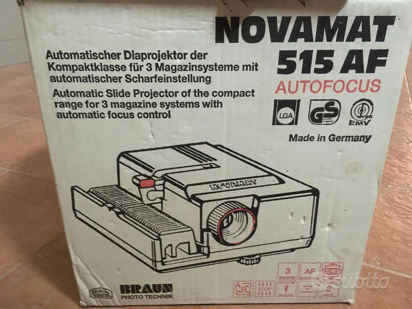 Proiettore diapositive Braun Novamat E 130 AF 2,8/85