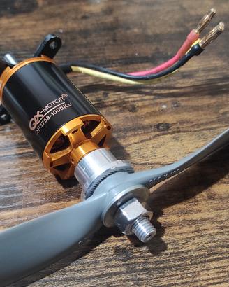 Motore RC brushless QX-MOTOR QF3758-1000KV + Elica