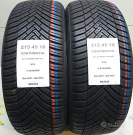 2 GOMME 215 45 18 CONTINENTAL BR2022