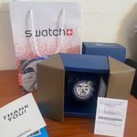 Swatch x omega mission to earthphase gold