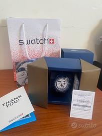 Swatch x omega mission to earthphase gold