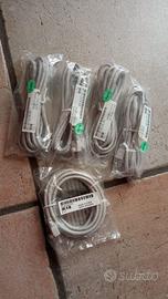 Lotto 5 cavi patch RJ45 nuovi