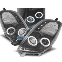 FARI TOYOTA YARIS 06-09 OCCHI ANGEL CCFL FONDO NER