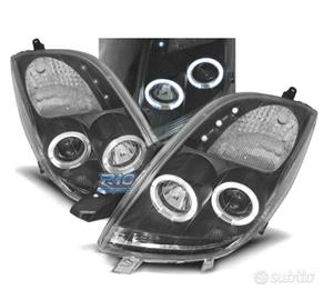 FARI TOYOTA YARIS 06-09 OCCHI ANGEL CCFL FONDO NER
