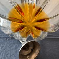 Lampada Murano Mazzega vetro soffiato