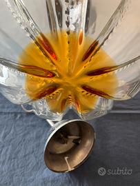 Lampada Murano Mazzega vetro soffiato