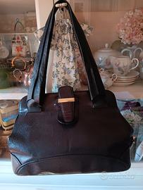 Borsa nera pelle Fratelli Rossetti