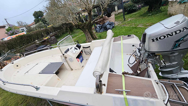 Barca+ motore+carrello