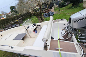 Barca+ motore+carrello