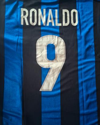 maglia Inter home M nike Ronaldo 9 anno 99/00 t