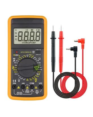 TESTER MULTIMETRO DIGITALE PROFESSIONALE CON CAVI