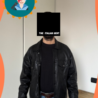 Giubbotto in vera pelle, relaxed fit, Zara, taglia