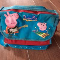 Borsa portamerenda asilo/scuola infanzia Peppa Pig
