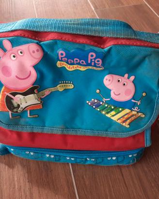 Borsa portamerenda asilo/scuola infanzia Peppa Pig