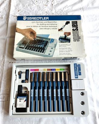 STAEDTLER Marsmatic 700 cofanetto 9 penne vintage