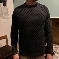 Maglione grigio in lana Superdry