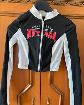 Giacchetta Crop Shein "Nevada" Bicolore