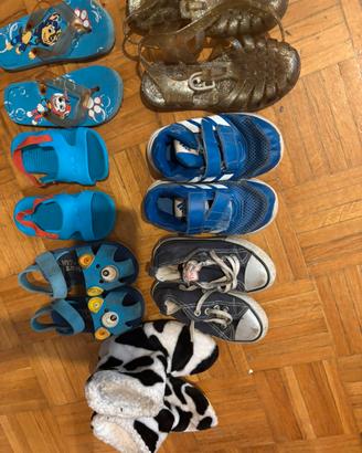Lotto scarpe bimbo