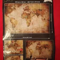 WORLDMAP retro-vintage style