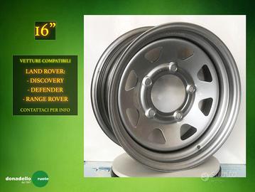 4 Cerchi in Ferro 16" Land Rover - leggere descri