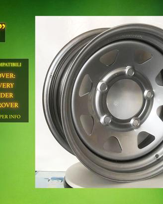 4 Cerchi in Ferro 16" Land Rover - leggere descri