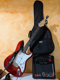 chitarra elettrica+ amplificatore 