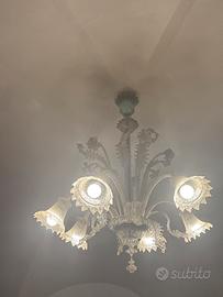 Lampadario vetro di Murano
