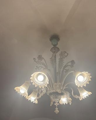 Lampadario vetro di Murano