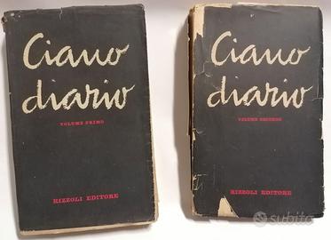 Ciano Diario - Volume I e II - 1950 Rizzoli