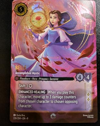 Disney Lorcana Belle Accomplished Mystic 