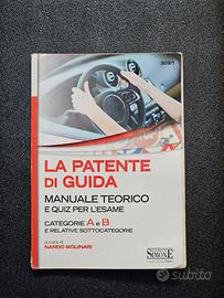 Manuale, libro teorico per patente A E B 