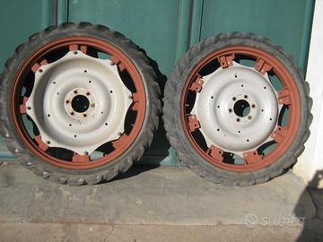 Ruote strette complete di flange