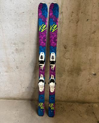 Sci bambini K2 Luv Bug 136 cm con attacchi inclusi