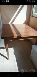  Tavolo quadrato legno salvaspazio