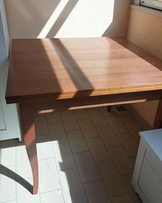  Tavolo quadrato legno salvaspazio