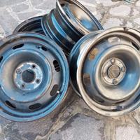 4 cerchi in ferro 6x 15" Citroen C2 C3 C4 Berlingo