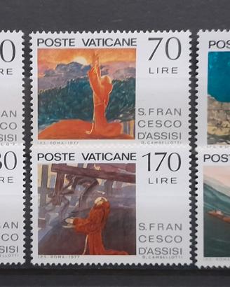 Francobolli Vaticano 1977 cpl **