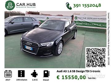 Audi A3 SPB 1.6 TDI S tronic Design