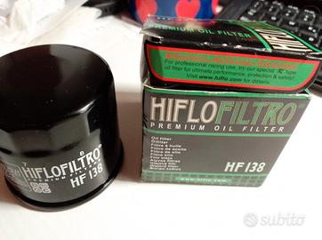 Filtro olio motore moto HF138