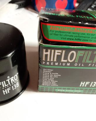 Filtro olio motore moto HF138