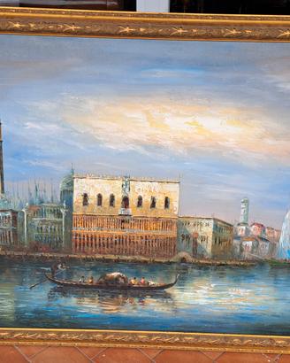 quadro a olio " Venezia palazzo Ducale"
