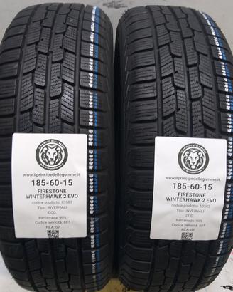 2 GOMME 185 60 15 FIRESTONE A63583