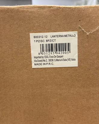 Stock lanterne porta candele