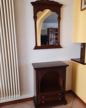 mobile ingresso  con specchiera