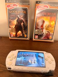 PSP 1004 Bianca + giochi God of War