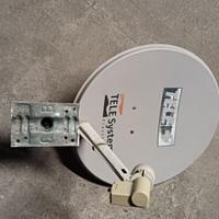 Parabola con staffa fissaggio