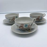 tazze di porcellana anni 40